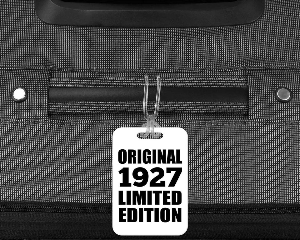 97th Birthday Original 1927 Limited Edition - Luggage Bag Tag