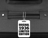 88th Birthday Original 1936 Limited Edition - Luggage Bag Tag