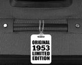 71st Birthday Original 1953 Limited Edition - Luggage Bag Tag