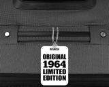 60th Birthday Original 1964 Limited Edition - Luggage Bag Tag