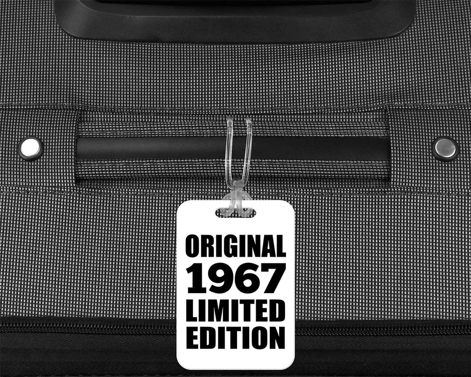 57th Birthday Original 1967 Limited Edition - Luggage Bag Tag