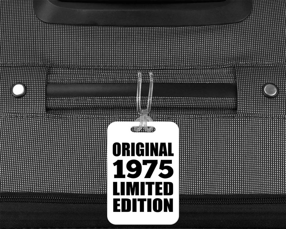 49th Birthday Original 1975 Limited Edition - Luggage Bag Tag