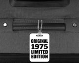 49th Birthday Original 1975 Limited Edition - Luggage Bag Tag