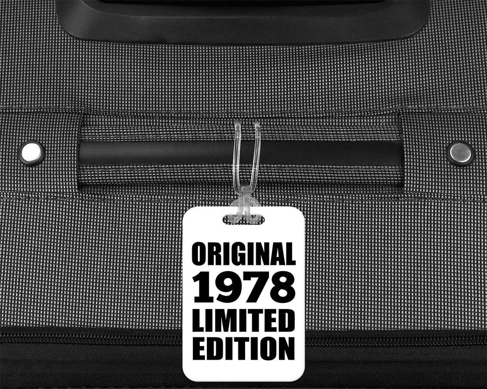 46th Birthday Original 1978 Limited Edition - Luggage Bag Tag