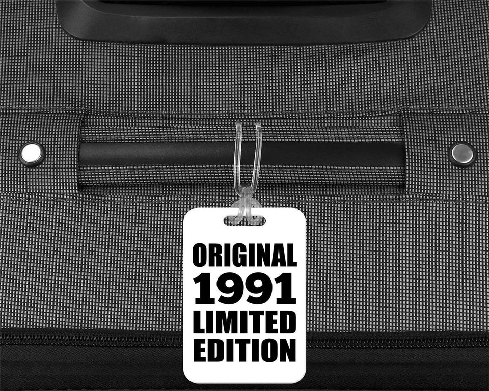 33rd Birthday Original 1991 Limited Edition - Luggage Bag Tag