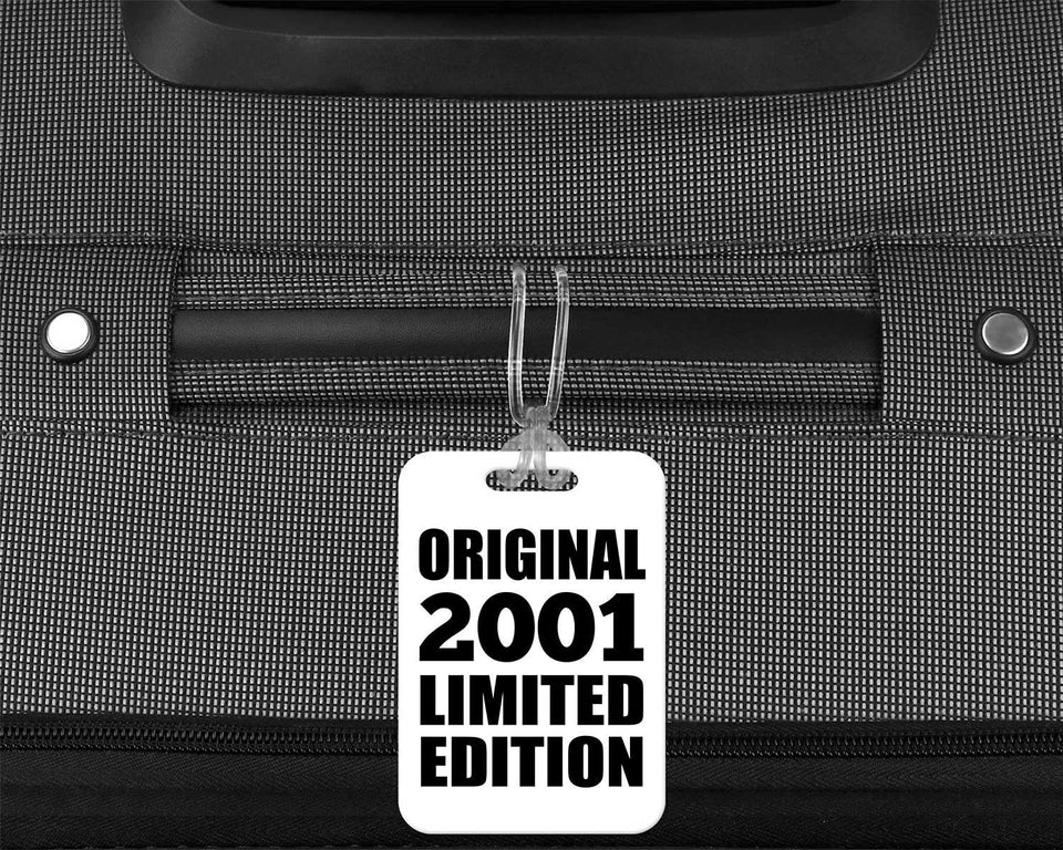 23rd Birthday Original 2001 Limited Edition - Luggage Bag Tag