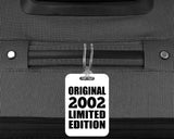 22nd Birthday Original 2002 Limited Edition - Luggage Bag Tag