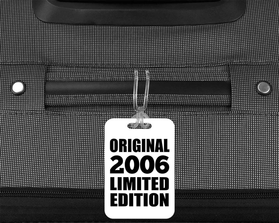 18th Birthday Original 2006 Limited Edition - Luggage Bag Tag