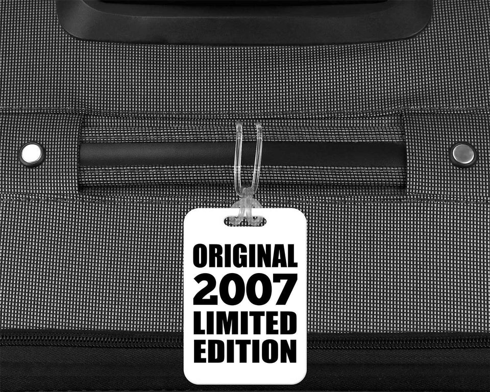 17th Birthday Original 2007 Limited Edition - Luggage Bag Tag