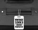 31st Birthday Vintage 1993 Aged Perfectly - Luggage Bag Tag