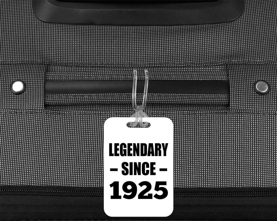 99th Birthday Legendary Since 1925 - Luggage Bag Tag