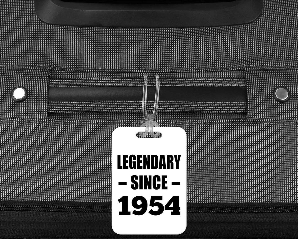 70th Birthday Legendary Since 1954 - Luggage Bag Tag