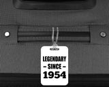 70th Birthday Legendary Since 1954 - Luggage Bag Tag