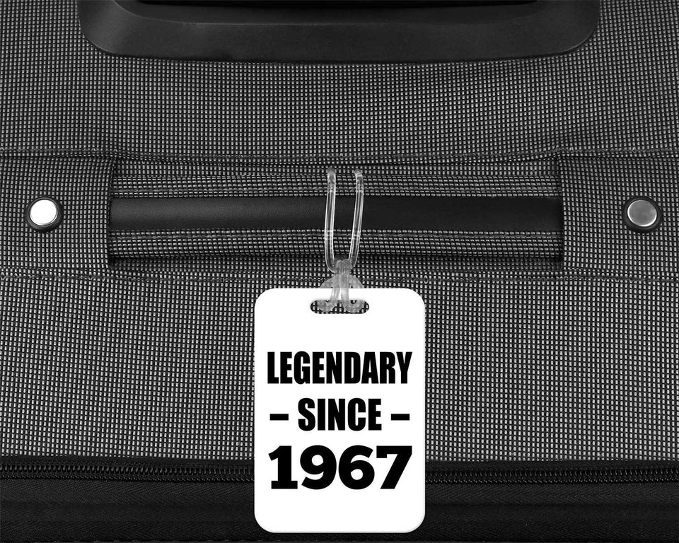 57th Birthday Legendary Since 1967 - Luggage Bag Tag