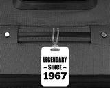 57th Birthday Legendary Since 1967 - Luggage Bag Tag