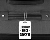 45th Birthday Legendary Since 1979 - Luggage Bag Tag