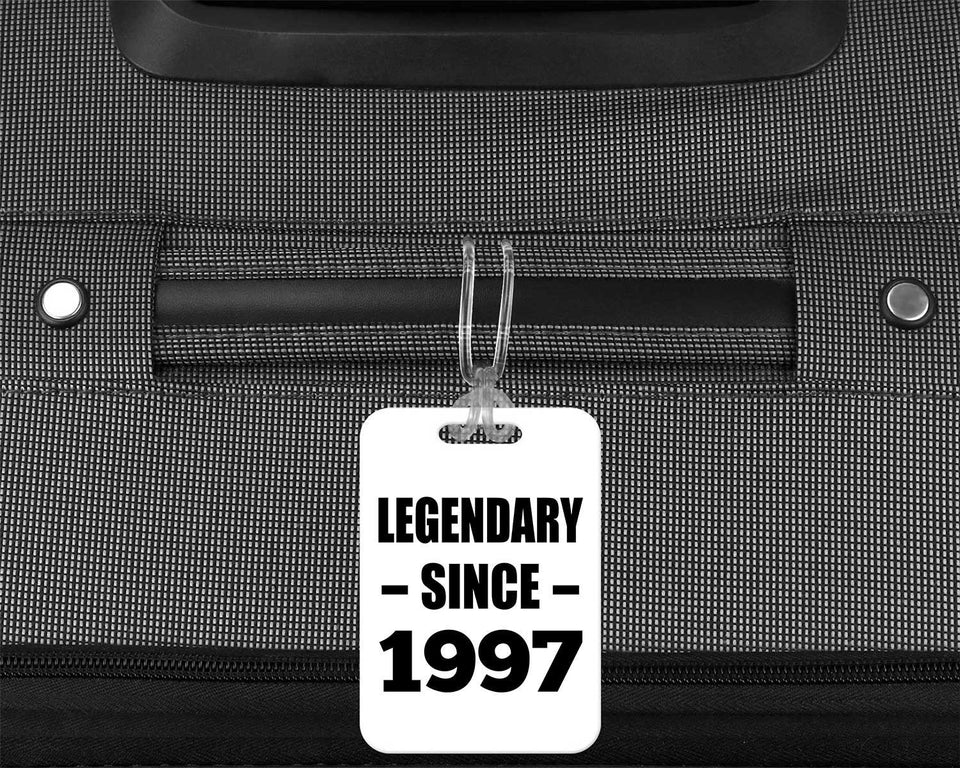 27th Birthday Legendary Since 1997 - Luggage Bag Tag