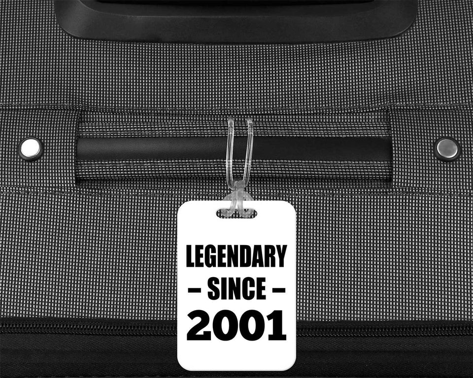 23rd Birthday Legendary Since 2001 - Luggage Bag Tag