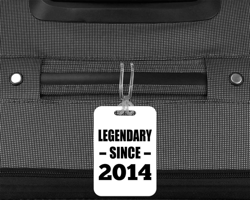 10th Birthday Legendary Since 2014 - Luggage Bag Tag