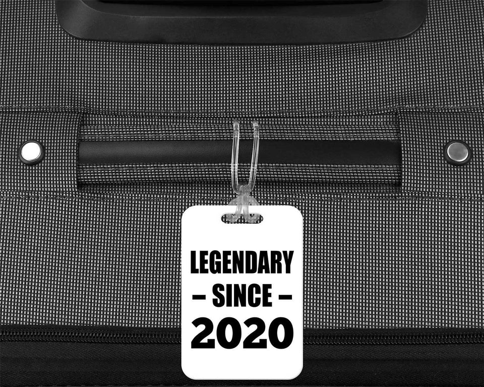 4th Birthday Legendary Since 2020 - Luggage Bag Tag