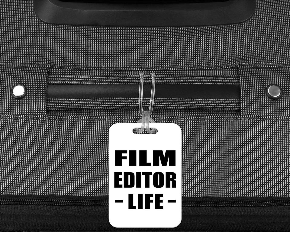 Film Editor Life - Luggage Bag Tag