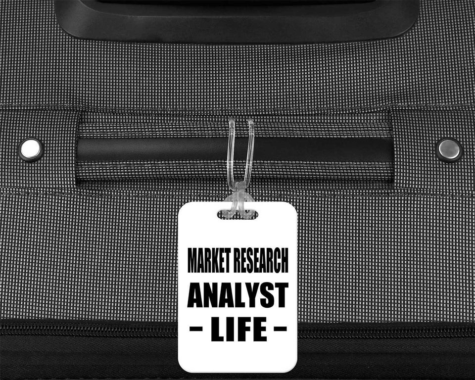 Market Research Analyst Life - Luggage Bag Tag