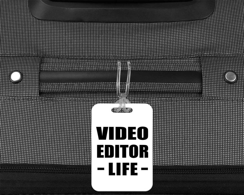 Video Editor Life - Luggage Bag Tag