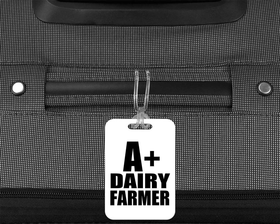 A+ Dairy Farmer - Luggage Bag Tag