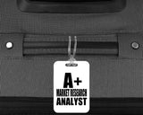 A+ Market Research Analyst - Luggage Bag Tag