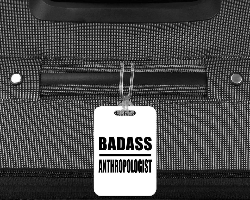 Badass Anthropologist - Luggage Bag Tag
