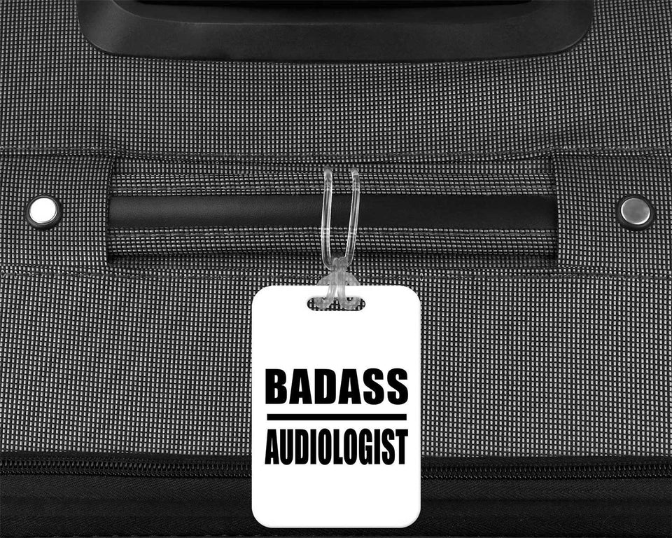 Badass Audiologist - Luggage Bag Tag