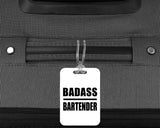 Badass Bartender - Luggage Bag Tag