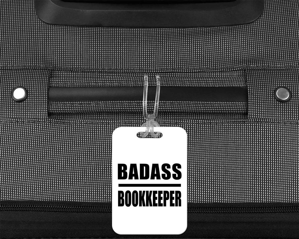 Badass Bookkeeper - Luggage Bag Tag