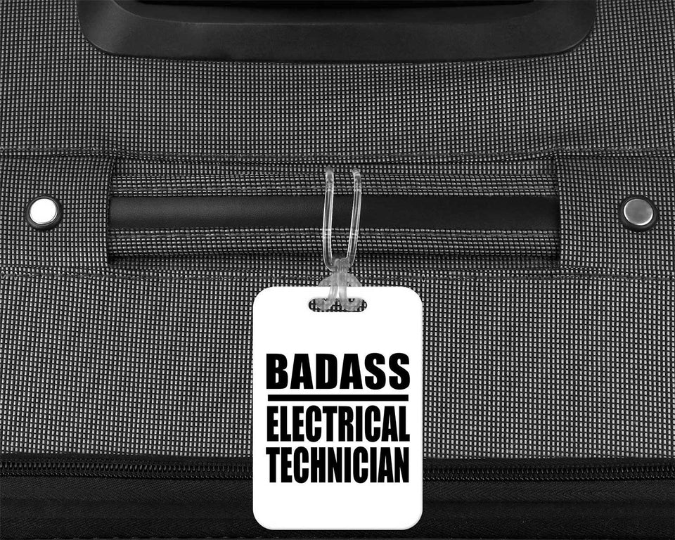 Badass Electrical Technician - Luggage Bag Tag