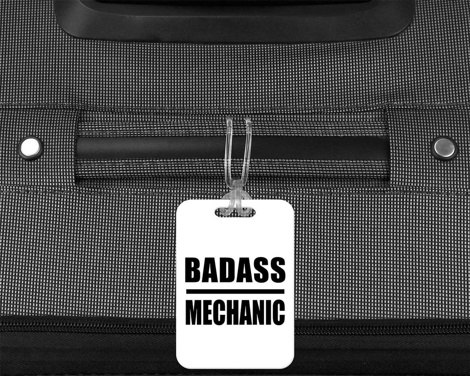Badass Mechanic - Luggage Bag Tag
