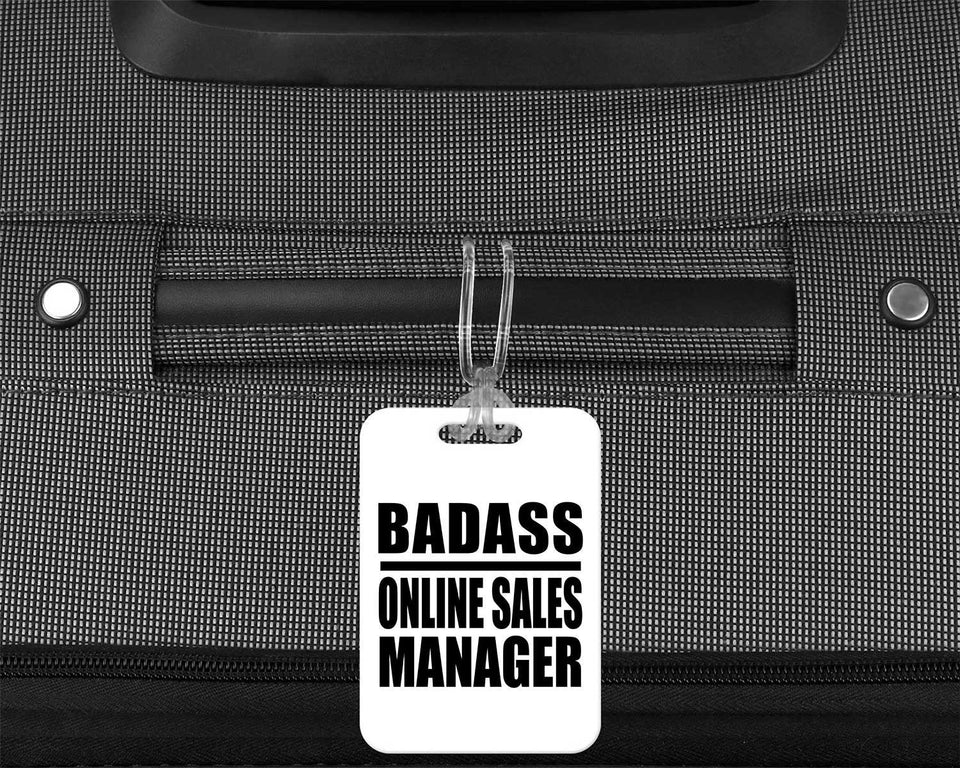 Badass Online Sales Manager - Luggage Bag Tag