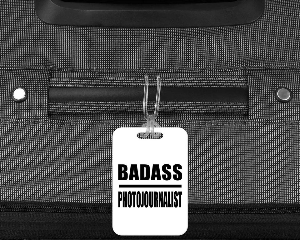 Badass Photojournalist - Luggage Bag Tag