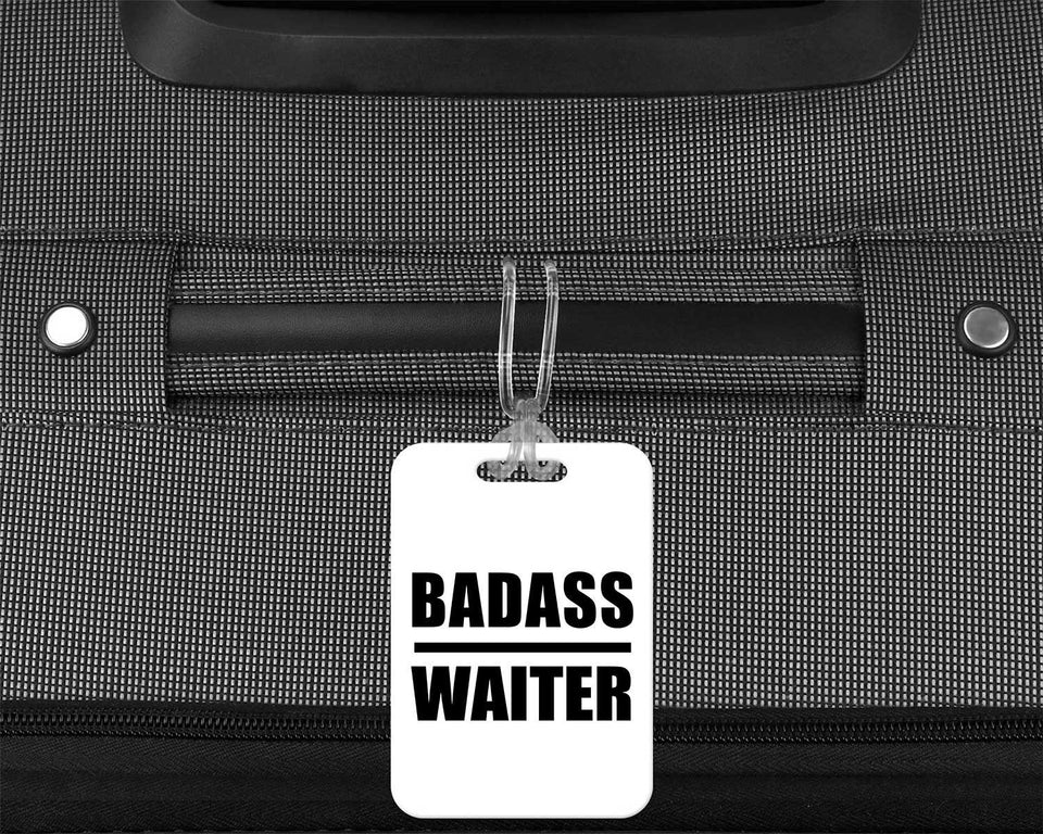 Badass Waiter - Luggage Bag Tag