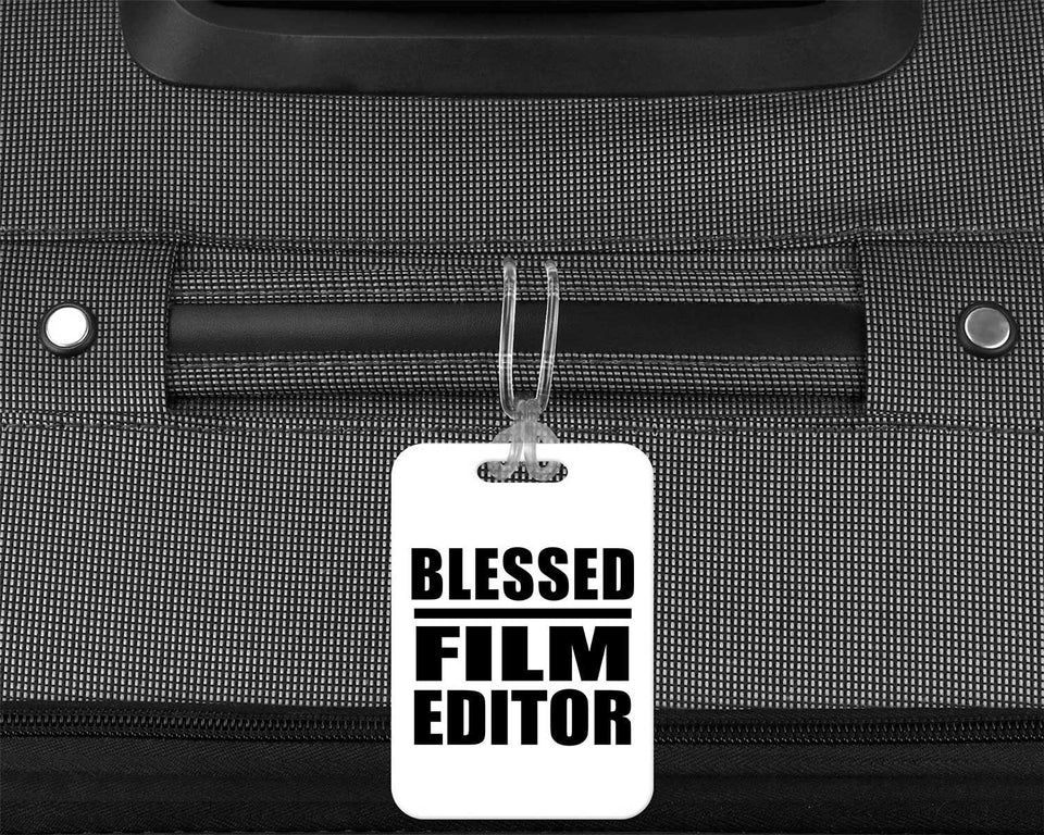 Blessed Film Editor - Luggage Bag Tag