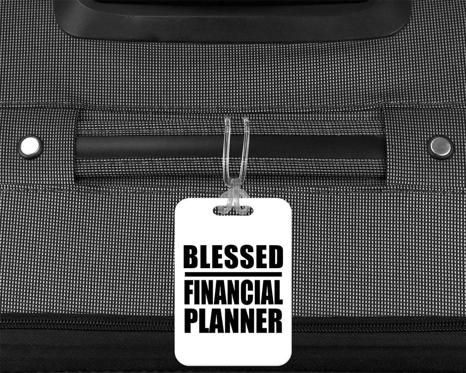 Blessed Financial Planner - Luggage Bag Tag