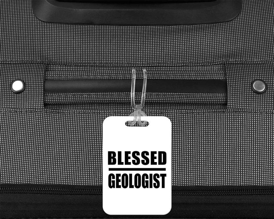 Blessed Geologist - Luggage Bag Tag
