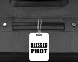 Blessed Pilot - Luggage Bag Tag