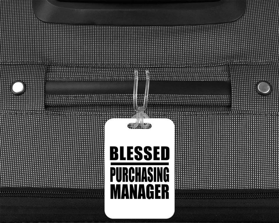 Blessed Purchasing Manager - Luggage Bag Tag