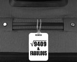 97th Birthday Square Root of 9409 & Fabulous - Luggage Bag Tag