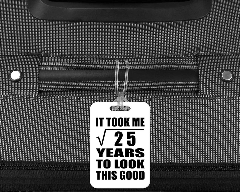 5th Birthday Took Square Root of 25 Years To Look Good - Luggage Bag Tag