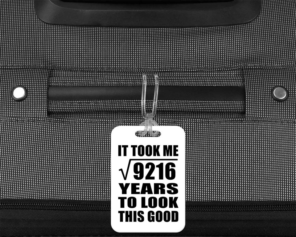 96th Birthday Took Square Root of 9216 Years To Look Good - Luggage Bag Tag