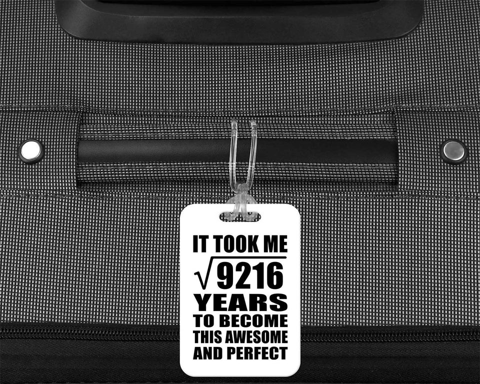 96th Birthday Took Square Root of 9216 Years To Awesome - Luggage Bag Tag