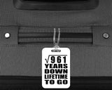 31st Anniversary Square Root of 961 Years Lifetime To Go - Luggage Bag Tag
