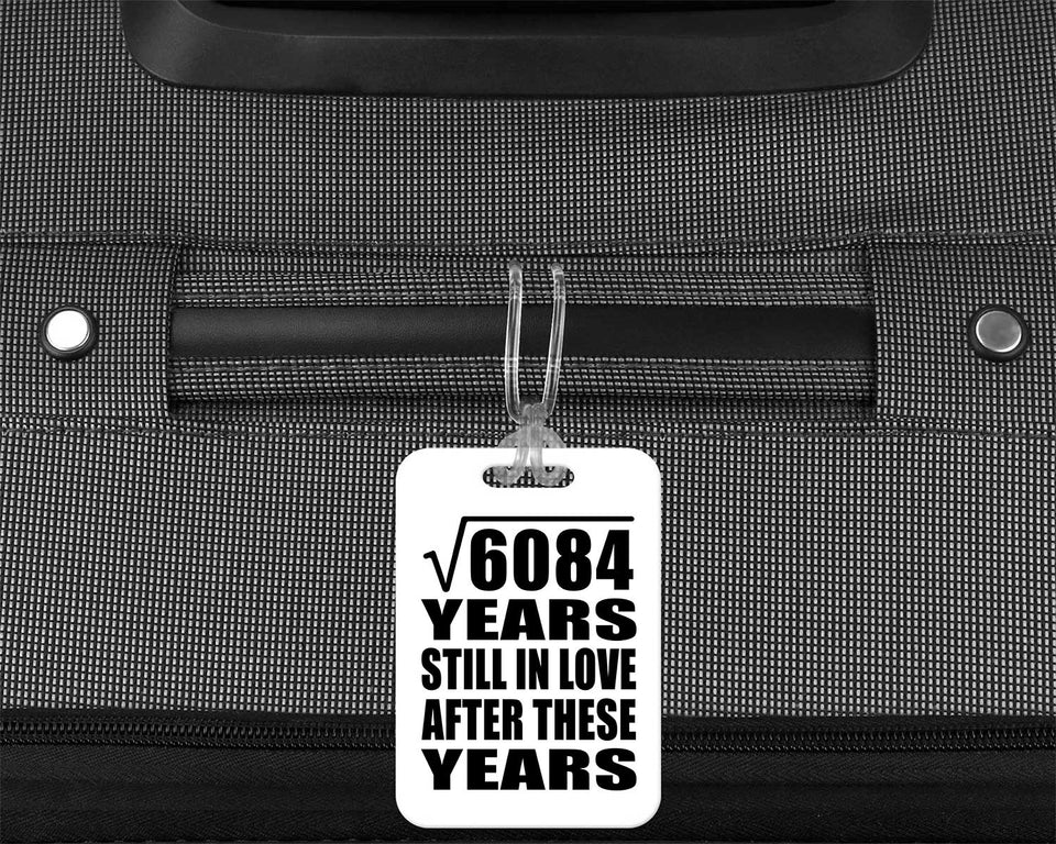 78th Anniversary Square Root of 6084 Years Still In Love - Luggage Bag Tag