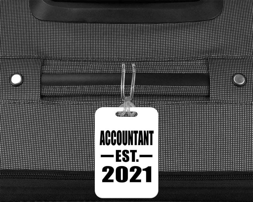Accountant Established EST. 2021 - Luggage Bag Tag